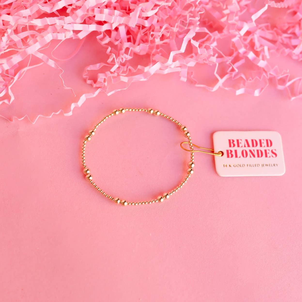 Leah Bracelet in Gold: Standard 6.75 inch