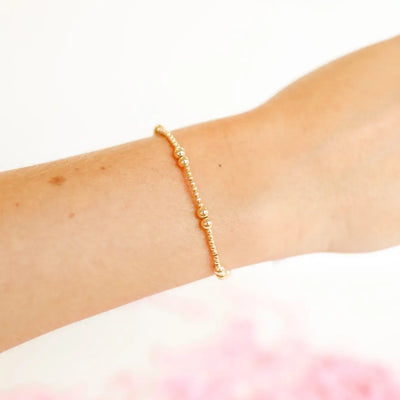 Leah Bracelet in Gold: Standard 6.75 inch