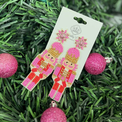 Beaded Nutcracker Earrings