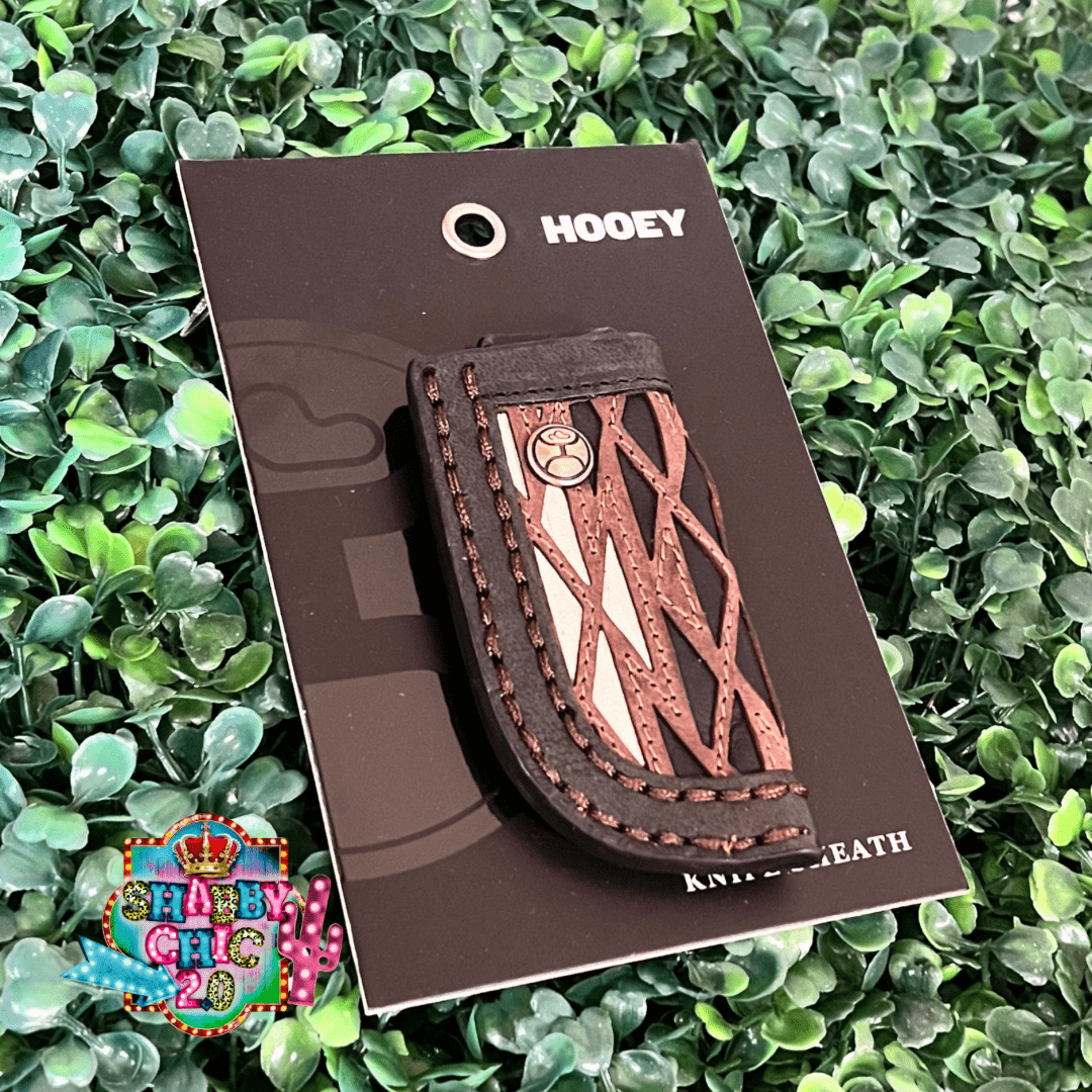 HOOEY  "CHAPAWEE" KNIFE SHEATH BLACK/BROWN Shabby Chic Boutique and Tanning Salon