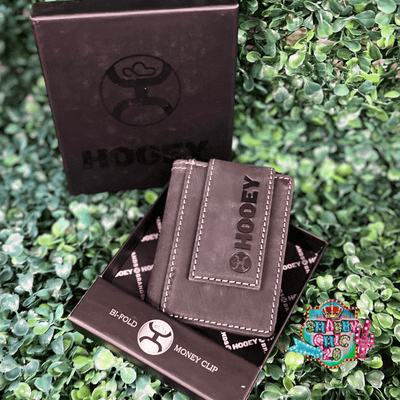 HOOEY  "HOOEY ORIGINAL " BIFOLD MONEY CLIP BLACK W/LAKOTA PRINT Shabby Chic Boutique and Tanning Salon