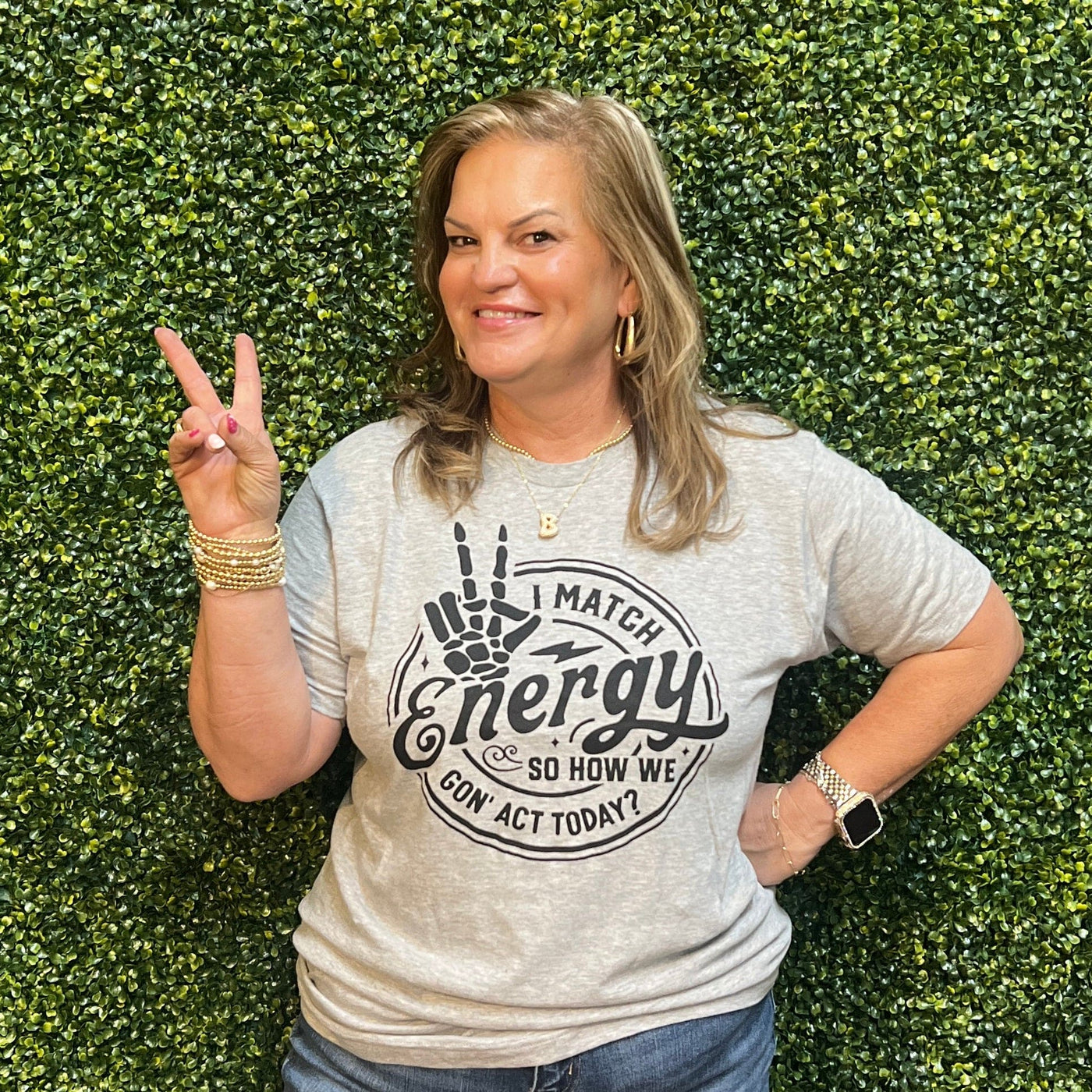 I Match Energy Tee Shabby Chic Boutique and Tanning Salon