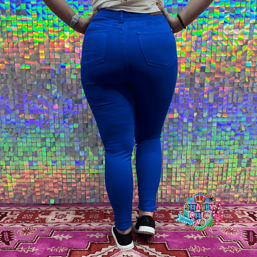 Cobalt blue jeggings sale