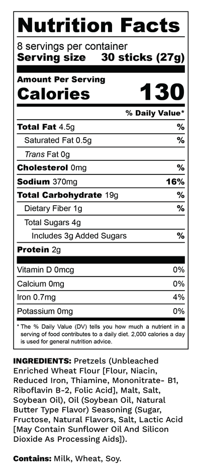 Pop Daddy - Birthday Cake Seasoned Pretzels (Limited Edition) 7.5oz Pop Daddy Snacks
