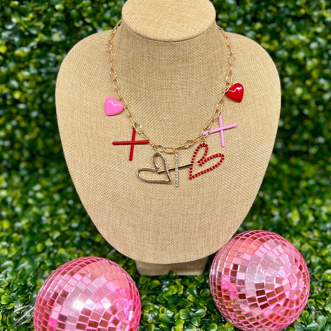 Valentine Charm Necklace Shabby Chic Boutique and Tanning Salon