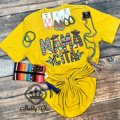 MAMA CITA Tee - Cactus and Sombrero Shabby Chic Boutique and Tanning Salon