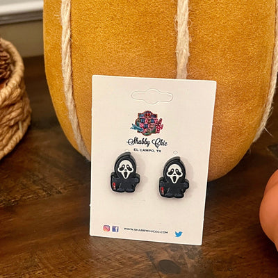 Scream Earrings Shabby Chic Boutique and Tanning Salon