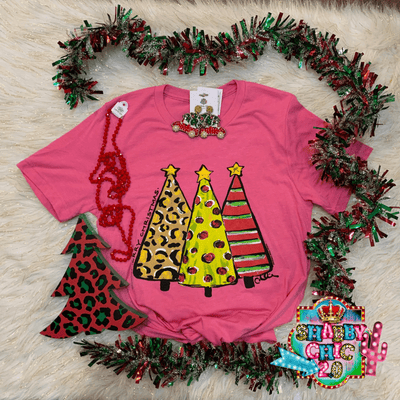 Texas True Threads Christmas Tree Tee Shabby Chic Boutique and Tanning Salon